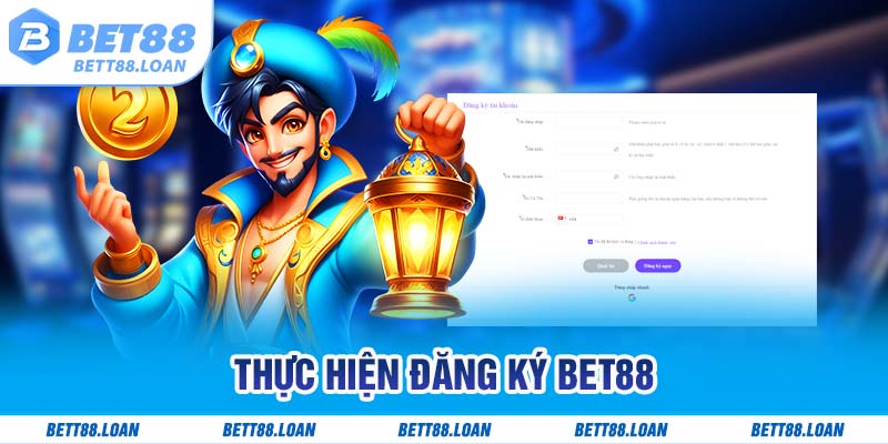 Đăng ký BET88 nhanh chóng, đơn giản